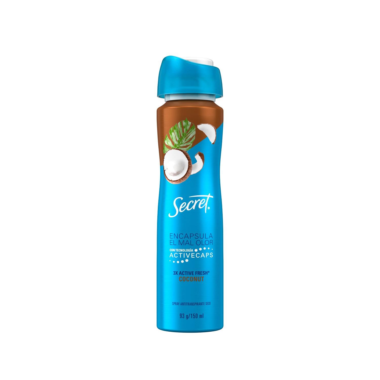 DES SECRET 3X ACTIVE FRESH COCONUT FEM 93G