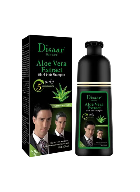 Shampoo Disaar HAIR CARE ALOE VERA Extract Black DS5720 400ML