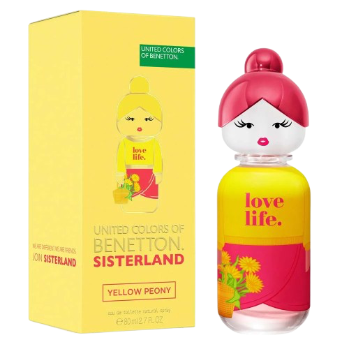 BENETTON SISTERLAND YELLOW PEONY 80ML EDT