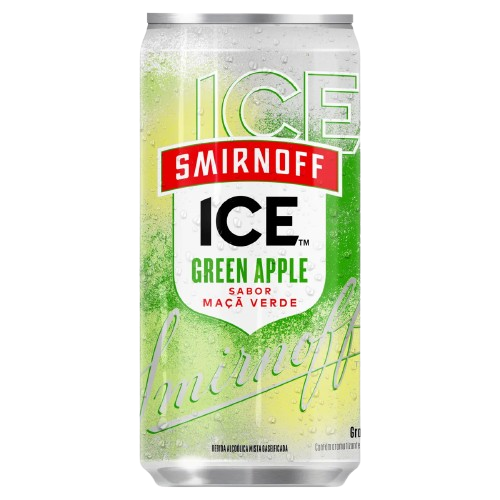 BEB SMIRNOFF ICE GREE APPLE 473ML LATA