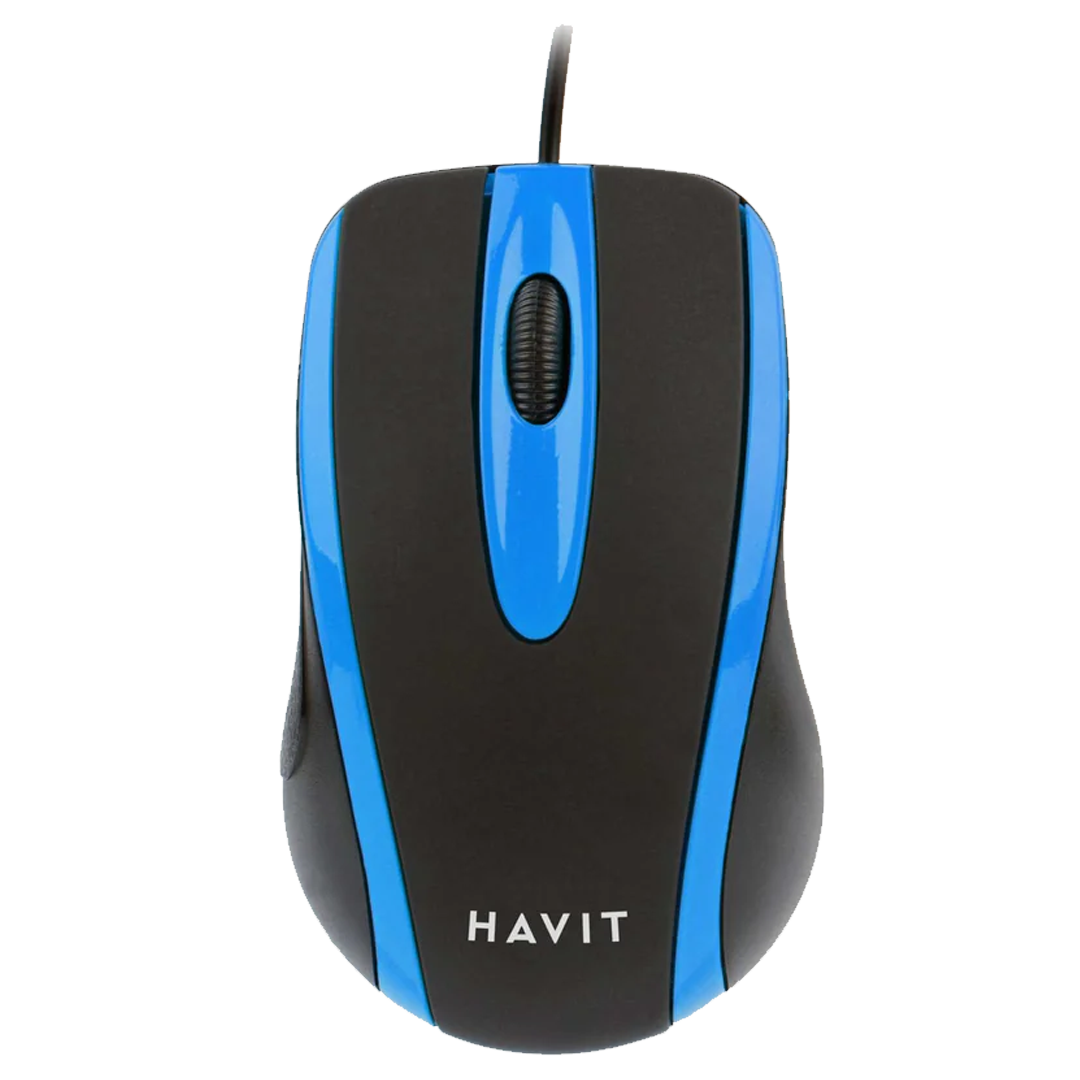 MOUSE WIR HAVIT NV-MS753-AZ OPTICO 1000DPI BLUE