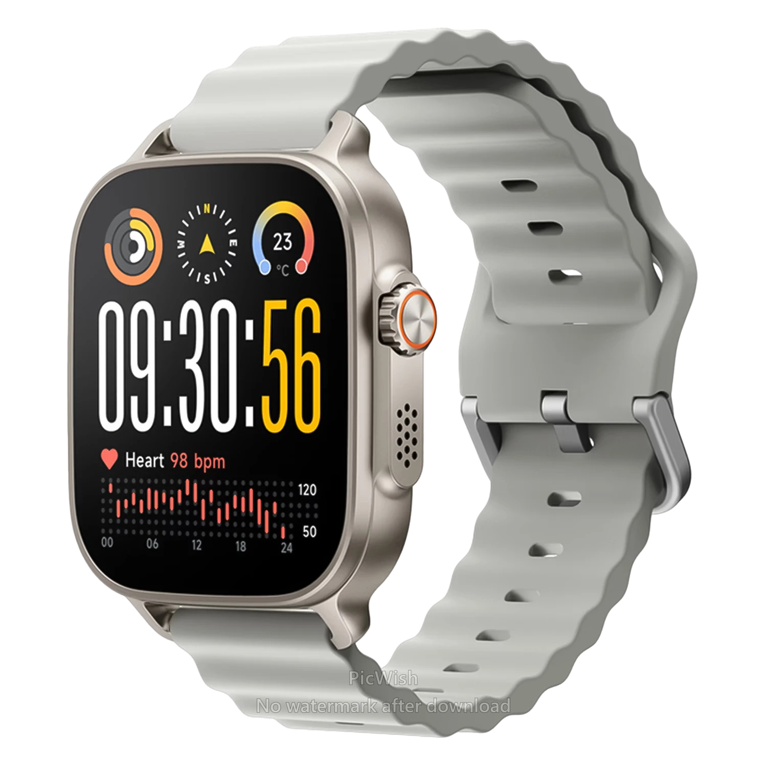 RELOGIO REALME WATCH RMW2501 TITANIUM SILVER