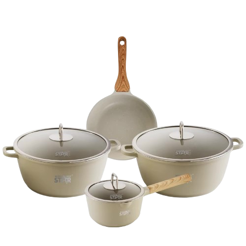 JOGO DE PANELA WINN ING STAR ST-5210 BEIGE