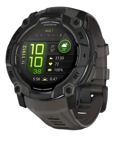 RELOGIO GARMIN INSTINCT 3 AMOLED 50MM 010-03020-03 PRETO/AZUL