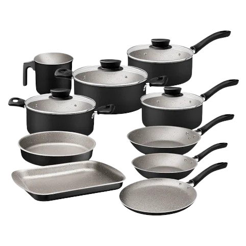 JOGO DE PANELA TRAMONTINA 28299/007 10PCS PRETO