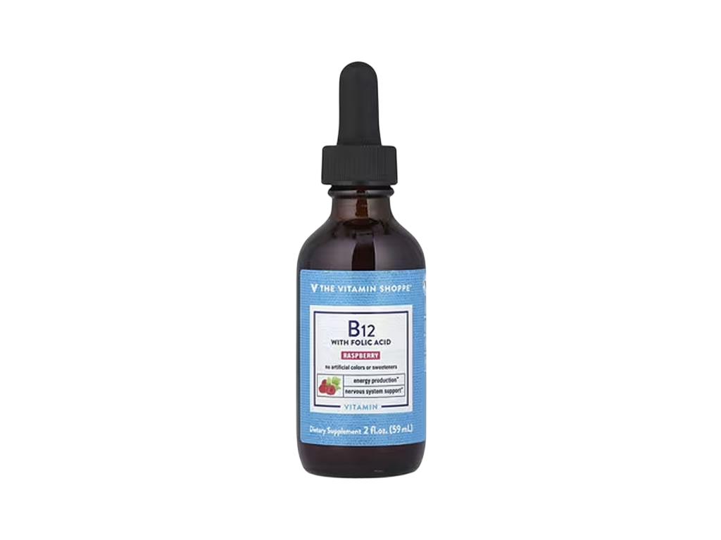 Vitamina Shoppe B12 With Folic Acid Raspberry 59ML