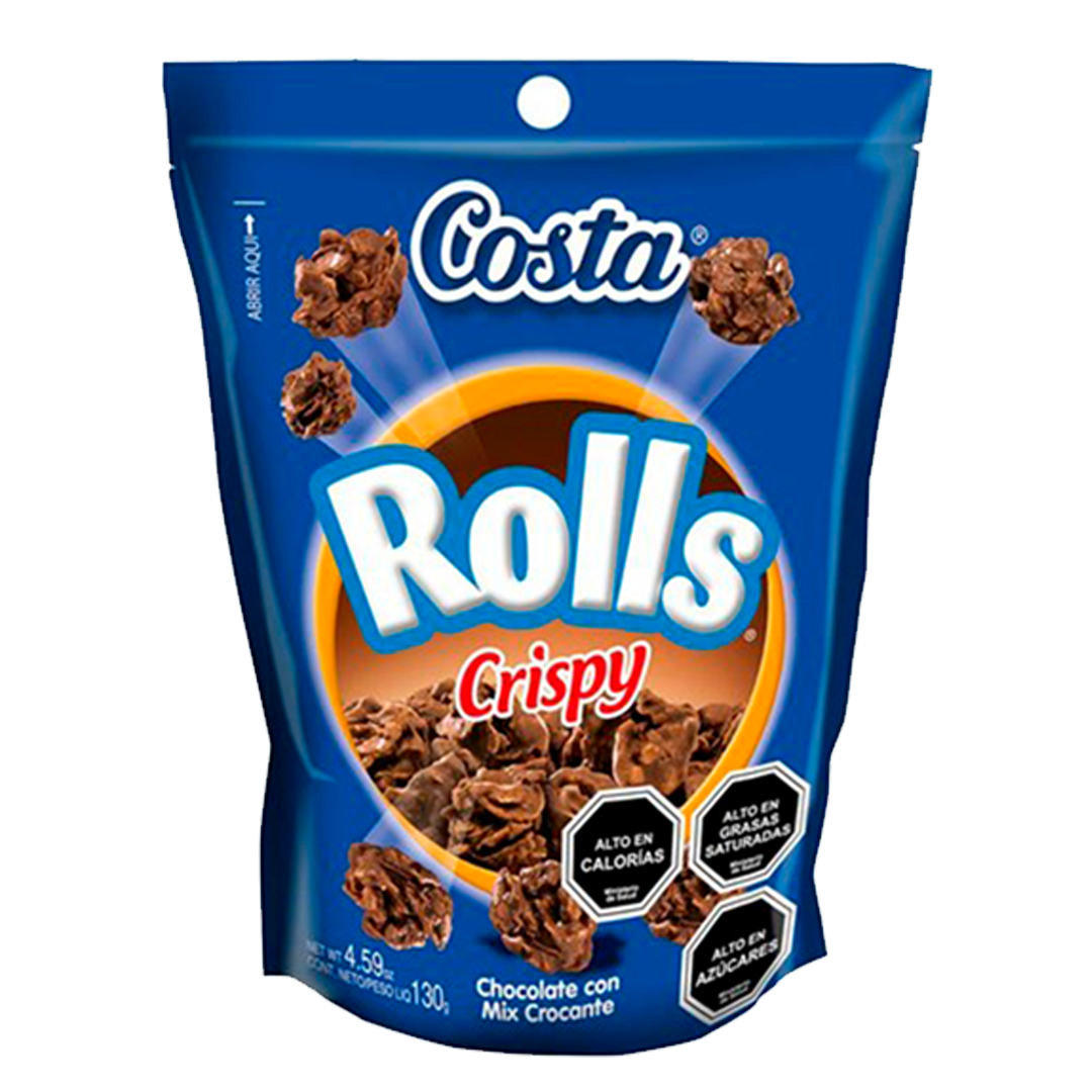 CHOCOLATE COSTA ROLLS CRISPY 130G