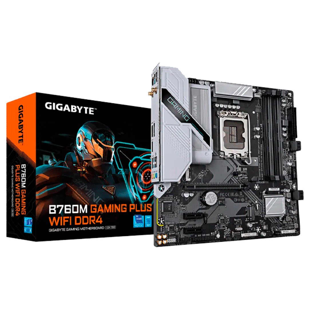 MB 1700 GIGABYTE B760M GAMING PLUS DDR4/DP/HDMI/USB3.2/WIFI
