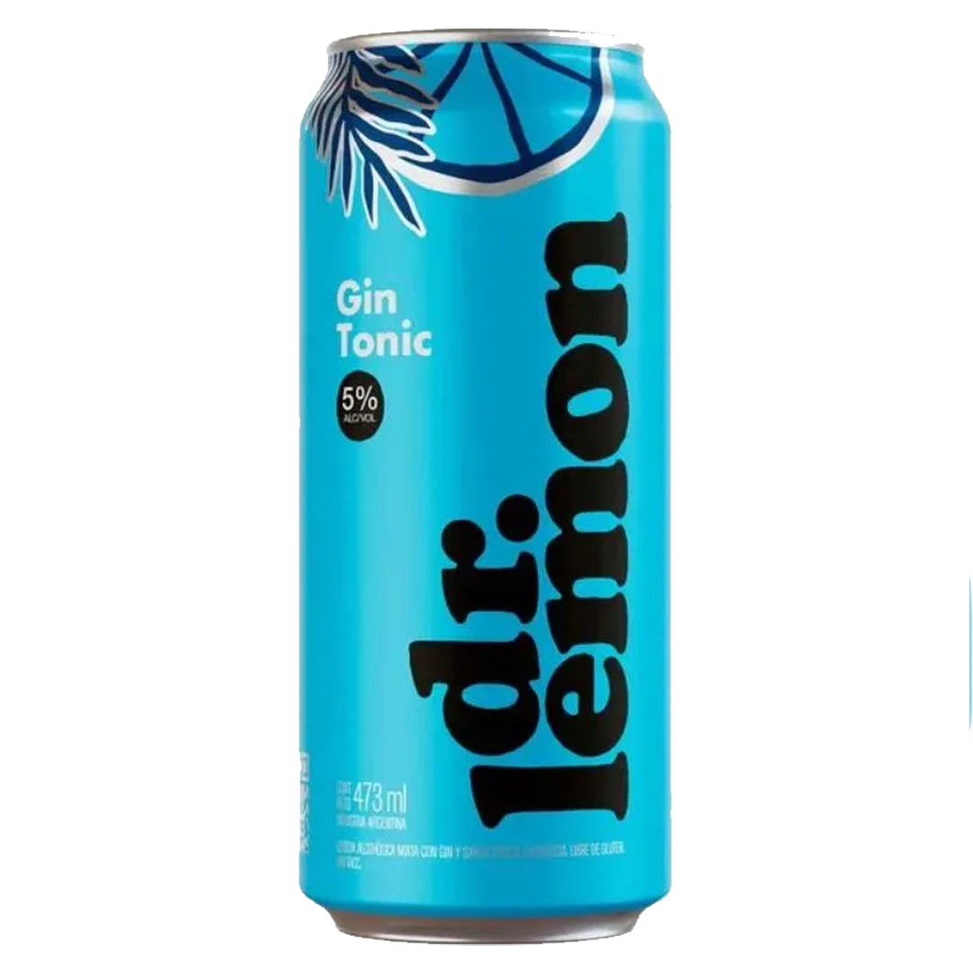 BEB GIN ARG DR.LEMON TONIC 5% 473ML LATA
