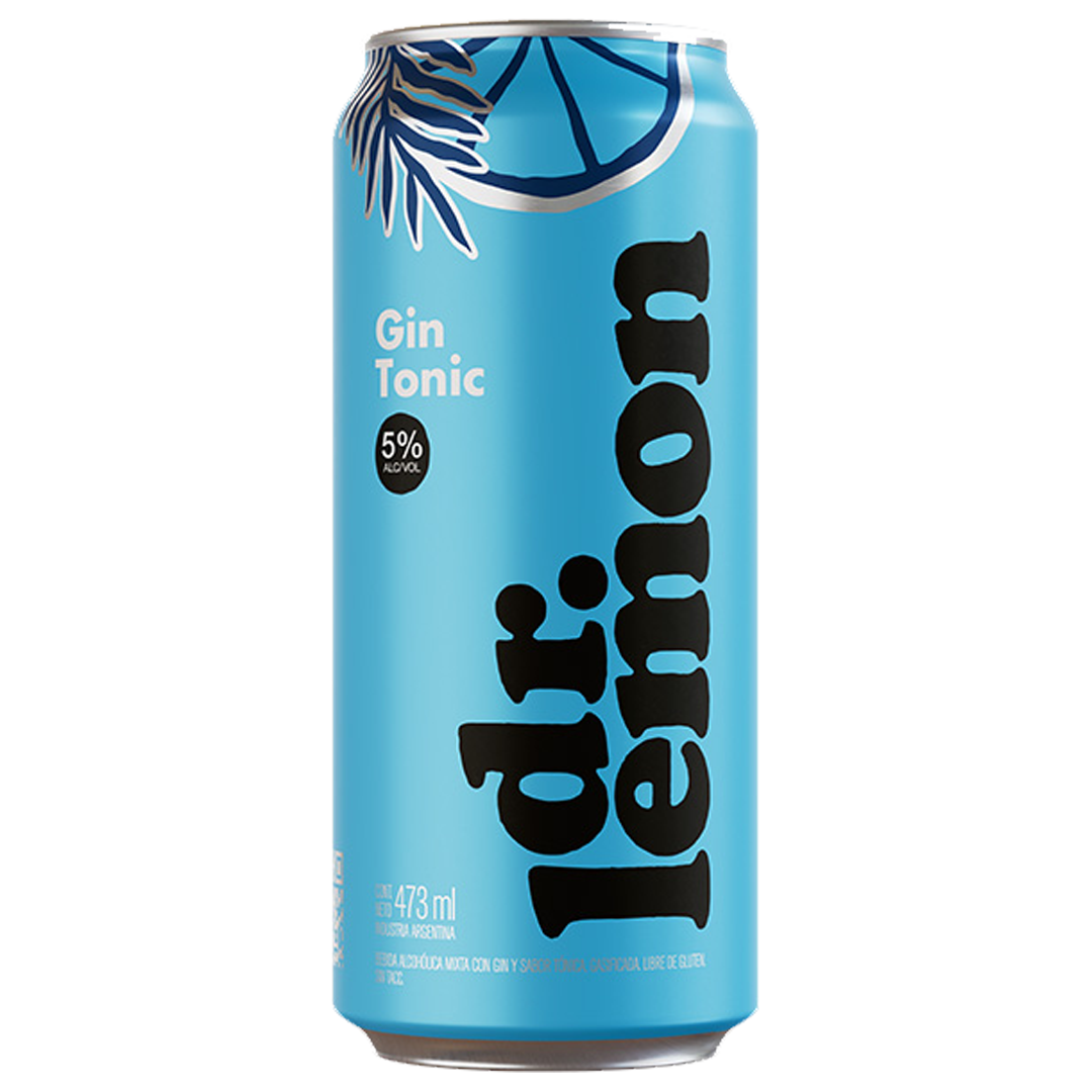 BEB GIN ARG DR.LEMON VODKA +LEMON 5% 473ML LATA