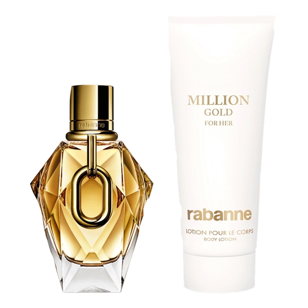 PACO RABANNE 1 MILLION GOLD KIT FEM 90ML EDP+BODY 100ML