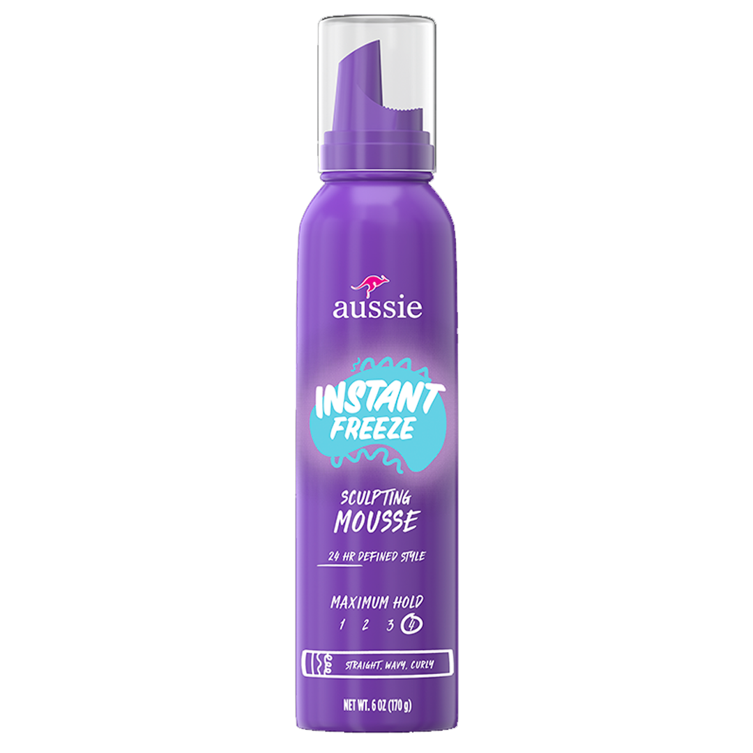 ESPUMA P/CABELHO AUSSIE INSTANT FREEZE SCULPTING MOUSSE 170GR