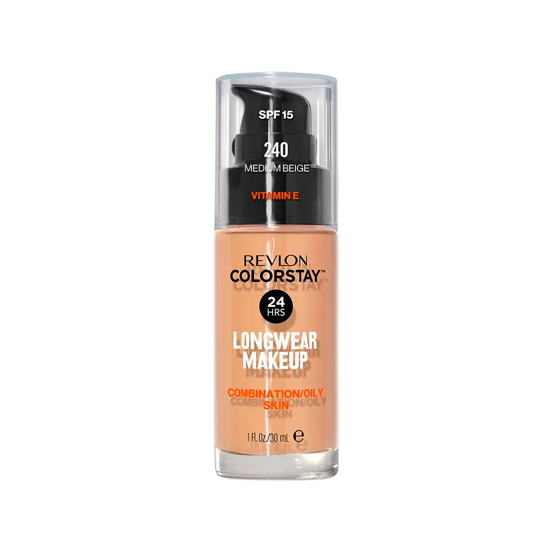 BASE LIQUIDA REVLON COLORSTAY COMBINATION OILY 240 MEDIUM BEIGE 0061*