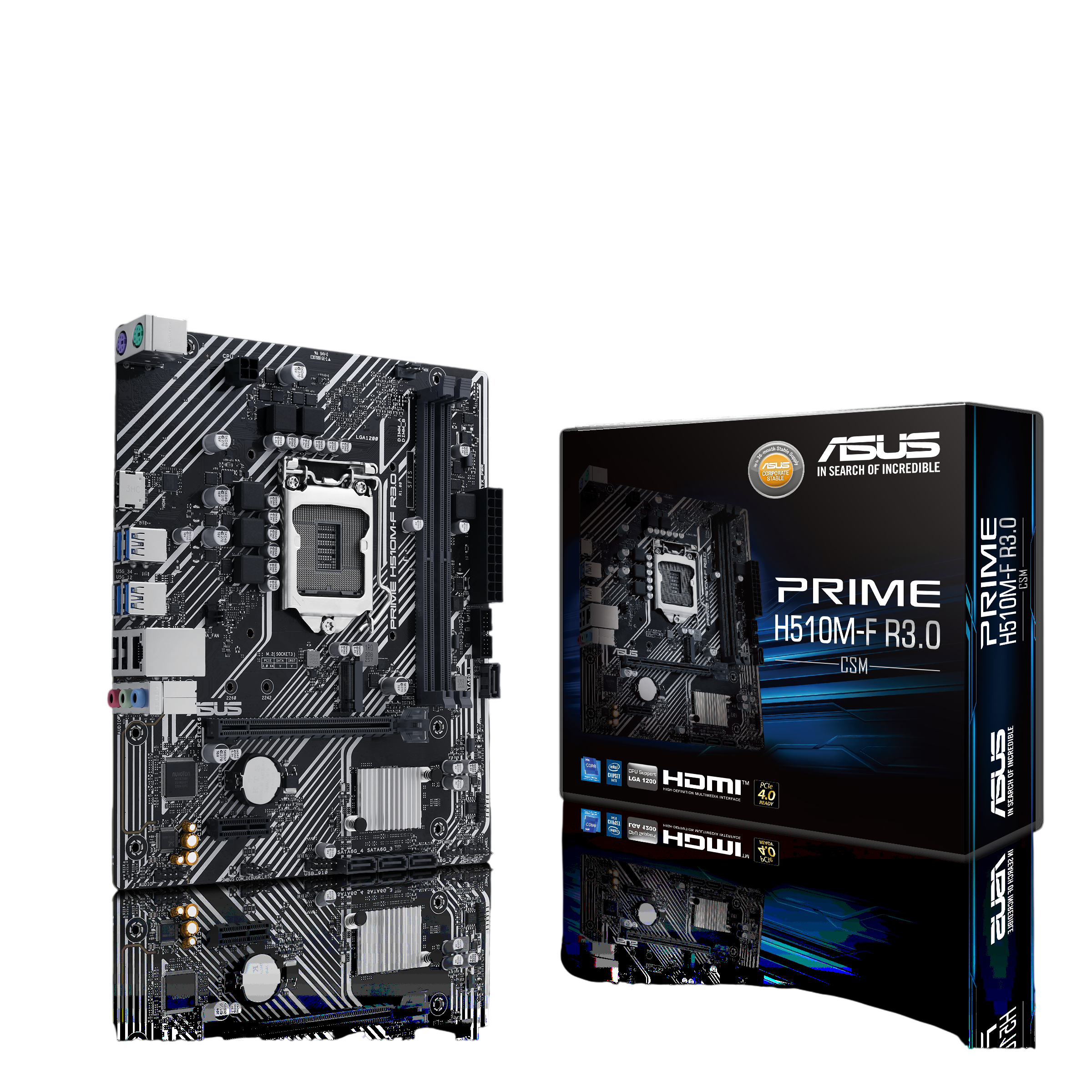 MB 1200 11¦ ASUS PRIME H510M-F R3.0 VGA/HDMI/DDR4/PCIE 4.0