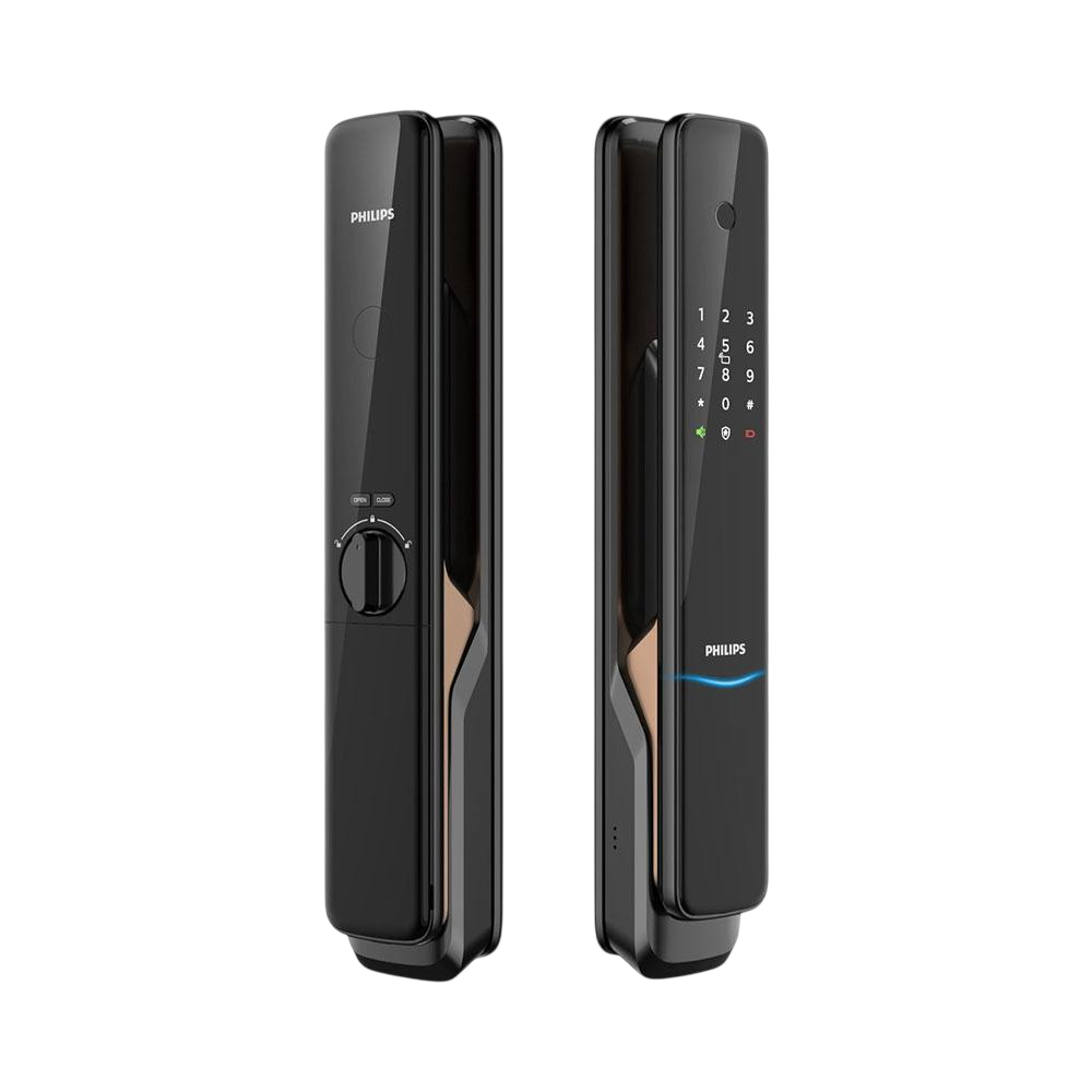 FECHADURA ELETRONICA PHILIPS 9300-5HBGS PRETO