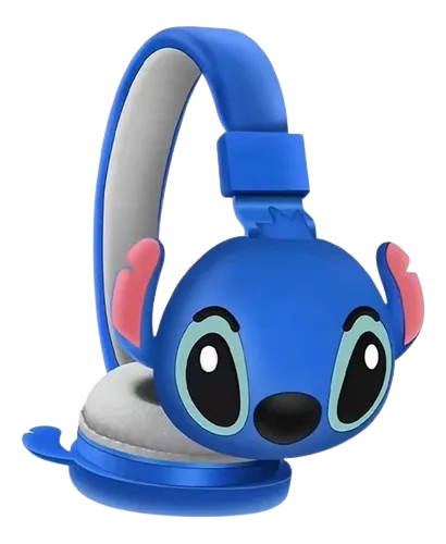 FONE WIRELESS HEADSET BT-100 STITCH KIDS BT/MIC AZUL*