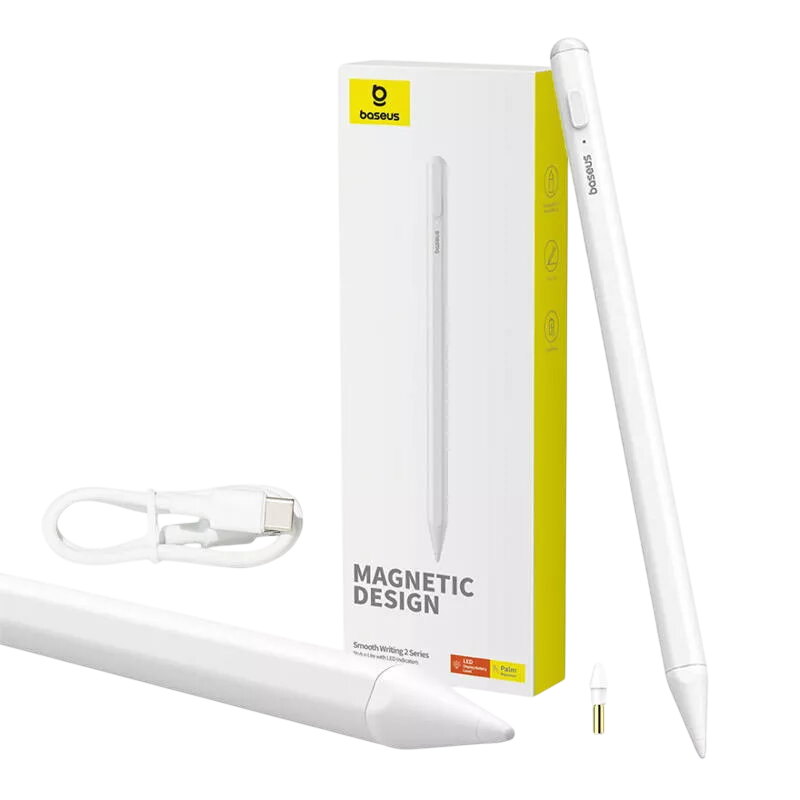 Anúncio: Caneta Baseus Smoot Writing 2 Series White P80015804213