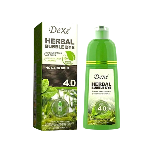 SHAMPOO DEXE HERBAL BUBBLE DYE MEDIUM BROWN 420ML