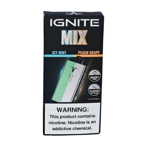 CIGARRO DESC POD IGNITE MIX 40K ICY MINT/PEACH GRAPE