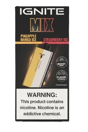 CIGARRO DESC POD IGNITE MIX 40K STRAW ICE/PINN MANGO