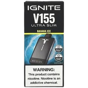 CIGARRO DESC POD IGNITE V155 ULTRA BLACK BANANA ICE