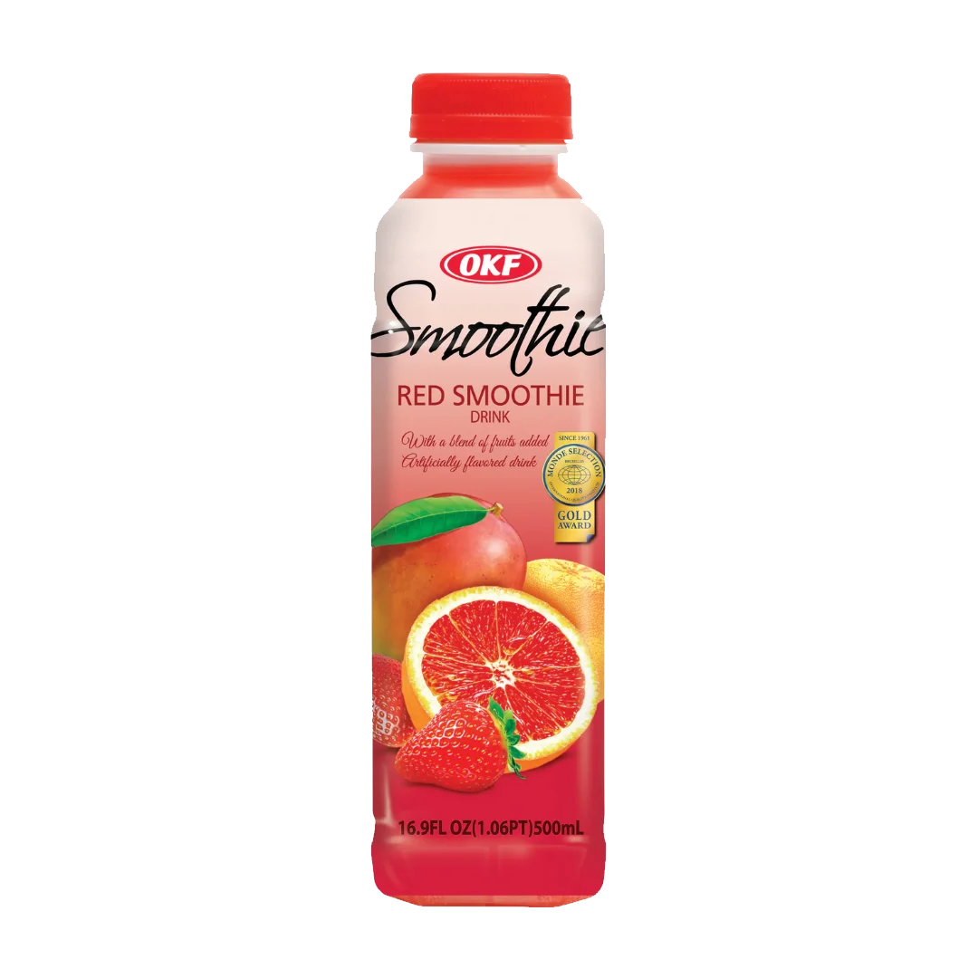 BEB SUCO OKF SMOOTHIE RED 500ML