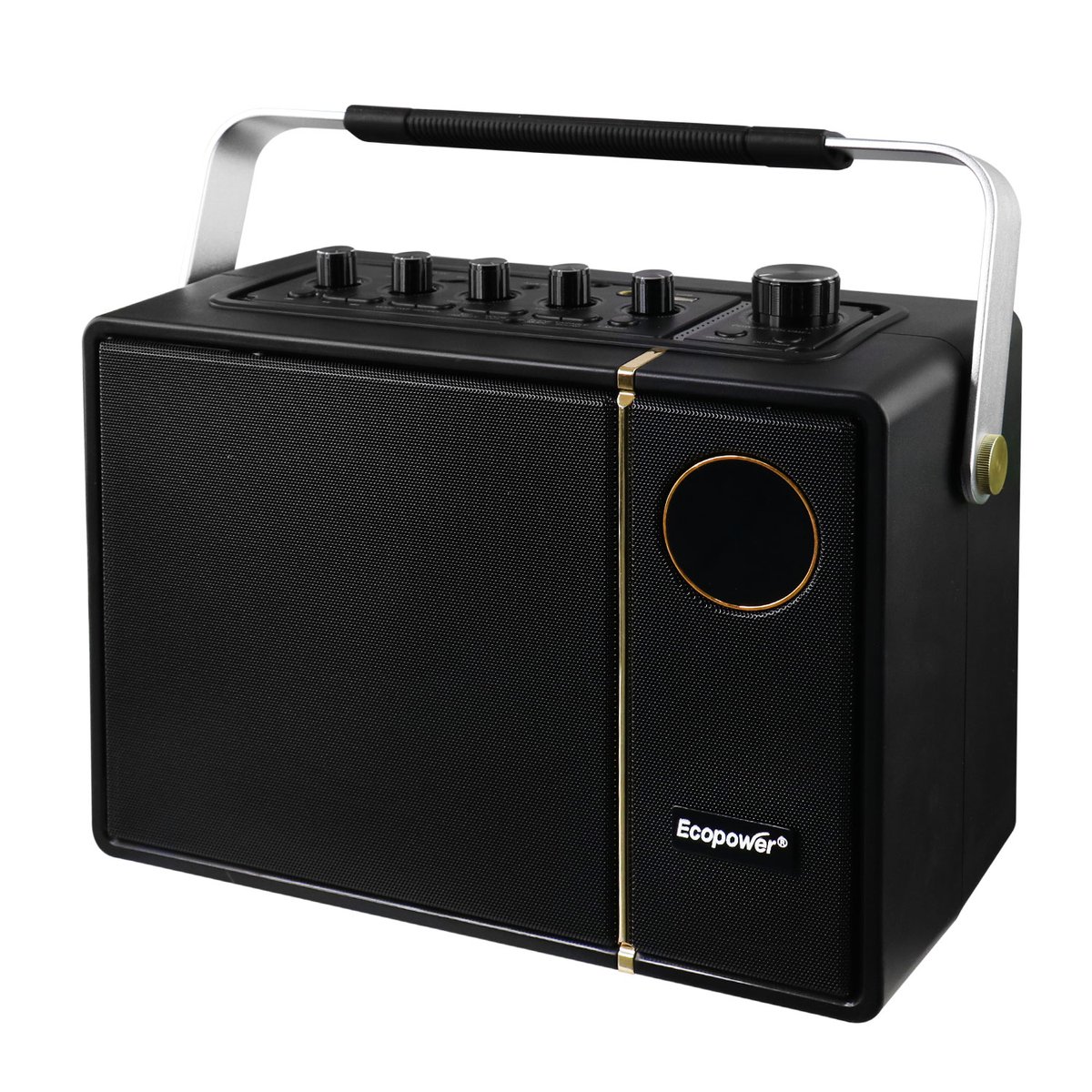 CX SOM ECOPOWER EP-2231 100W PRETO BT/USB/FM/AUX