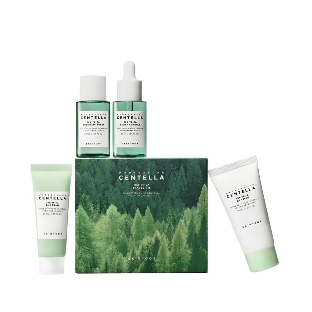 KIT MADAGASCAR CENTELLA SKIN1004 TEA-TRICA TRAVEL 4PZ
