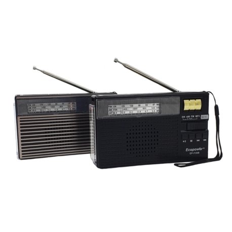 RADIO PORTATIL ECOPOWER EP-F39 SILVER BT/USB/FM/LED/V8
