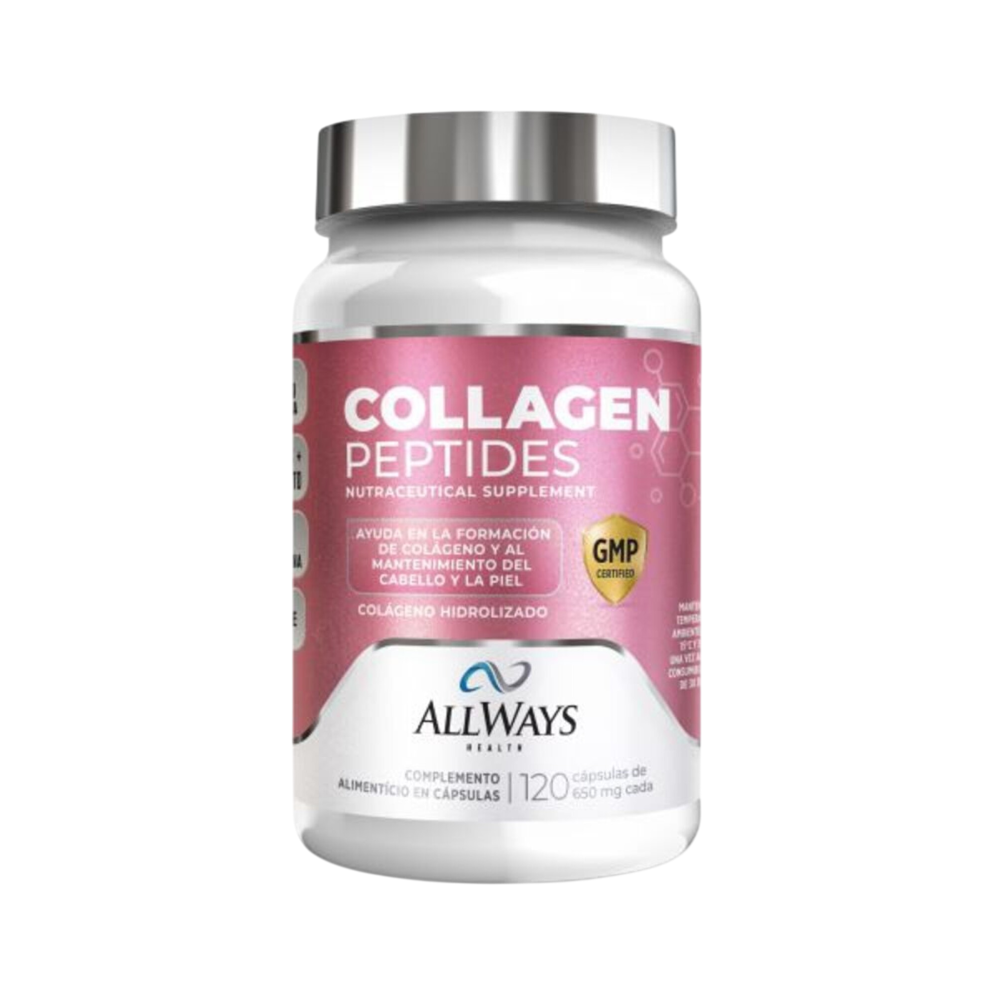 Suplemento Allways Collagen Peptides 120 Comprimidos