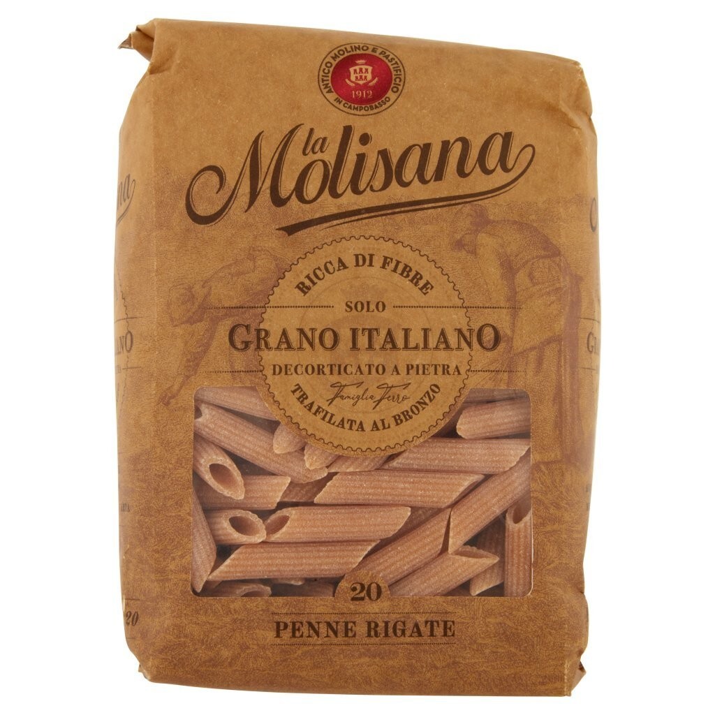 Pasta LA Molisana LE Integali Penne Rigate NØ20 500G