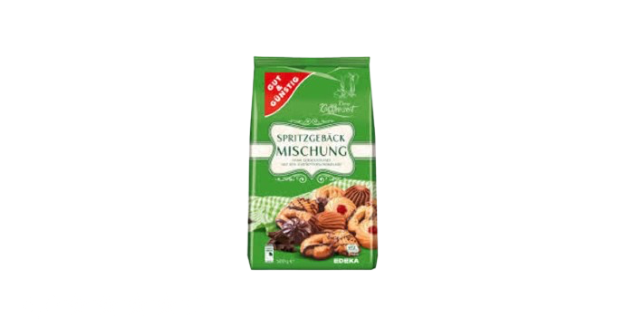 Anúncio: Biscoito Gut& Gunstig Spritzgeback Mischung 500G