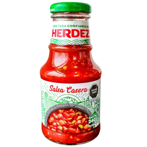 Anúncio: Molho Herdez Salsa Casera 240G Vidro