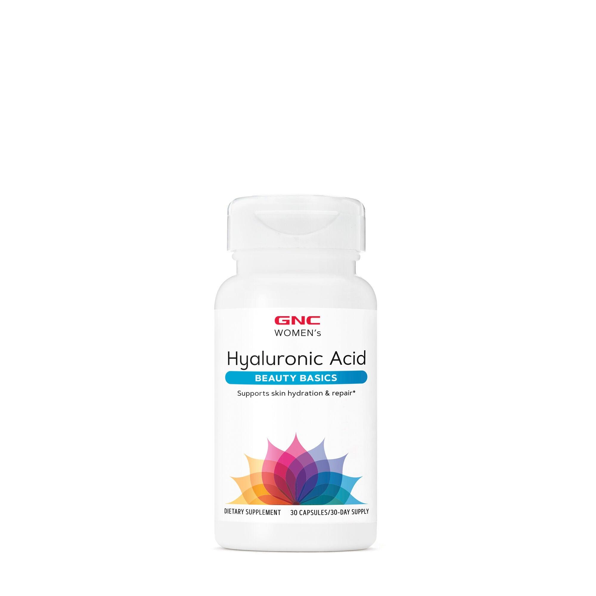 VITAMINA GNC WOMEN HYALURONIC ACID BEAUTY BASICS 30CAP