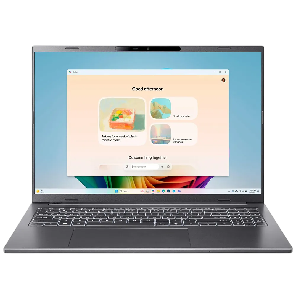 NB ACER A16-61MT-R6PG AI R9-365 32GB/1TB/TOUCH/16"/NEW/GRAY