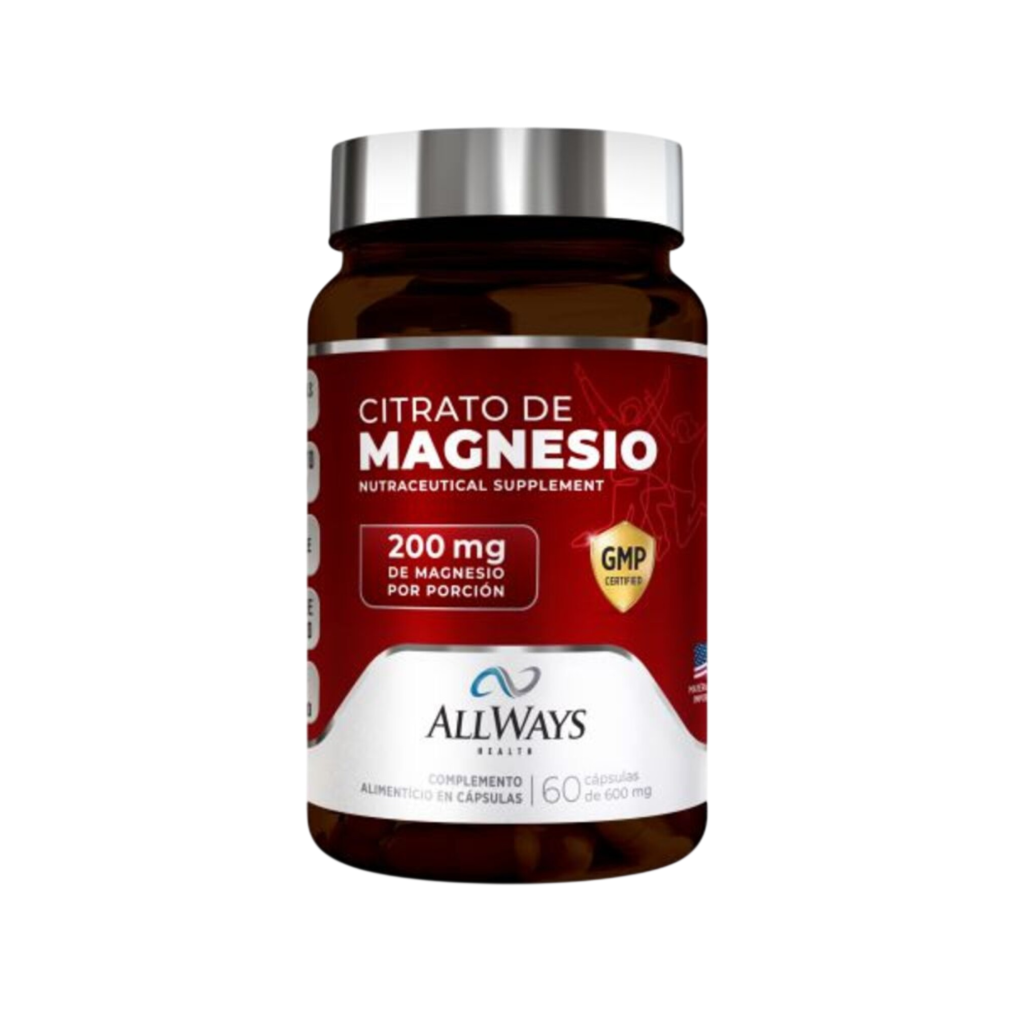 Suplemento Allways Citrato DE Magnesio 60 Comprimidos