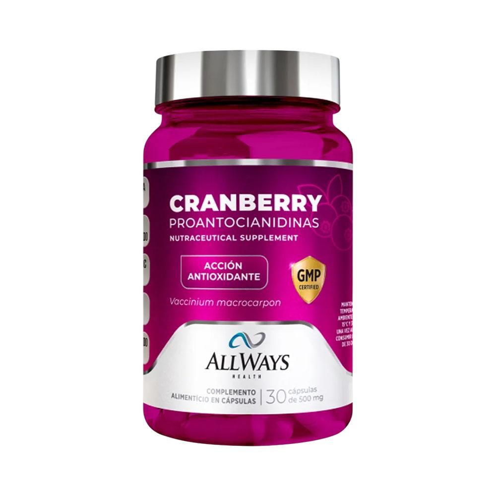 Suplemento Allways Cranberry 30 Comprimidos