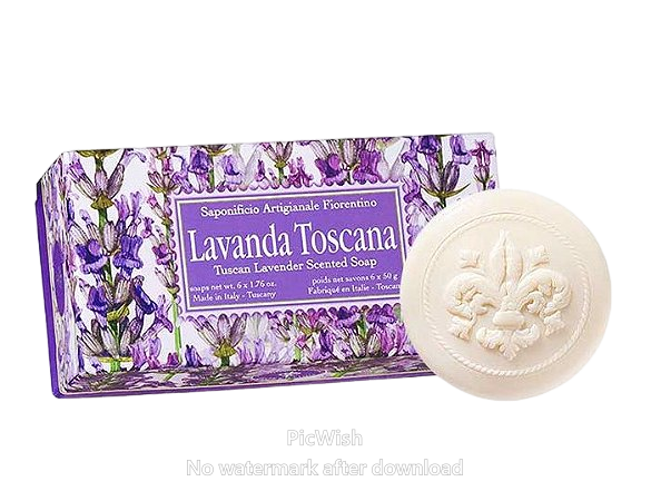 SABONETE FIORENTINO LAVANDA TOSCANA 6X50GR
