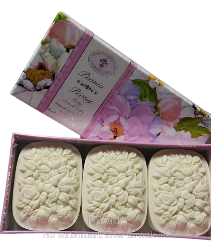 SABONETE FIORENTINO PEONIA 3X125GR