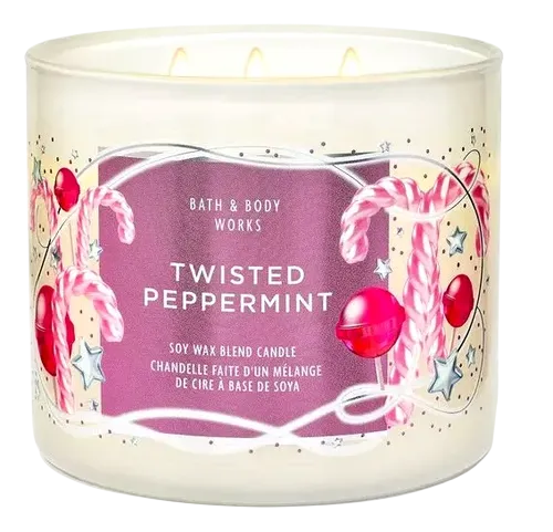 VELA BATH BODY WORKS TWISTED PEPPERMINT 411GR