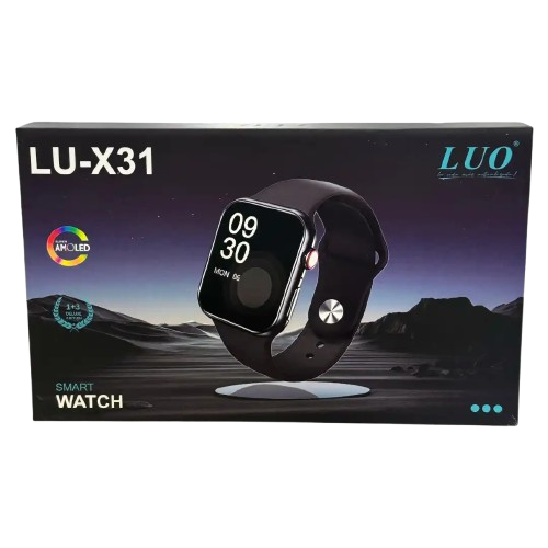 RELOGIO LUO SMART WACHT X31 PRETO