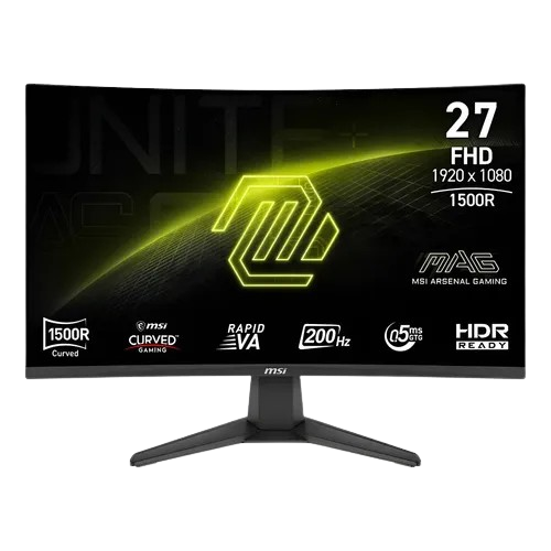 Monitor LED 27" MSI MAG 276CF E20 Curvo/Rapid/VA200HZ/Fullhd