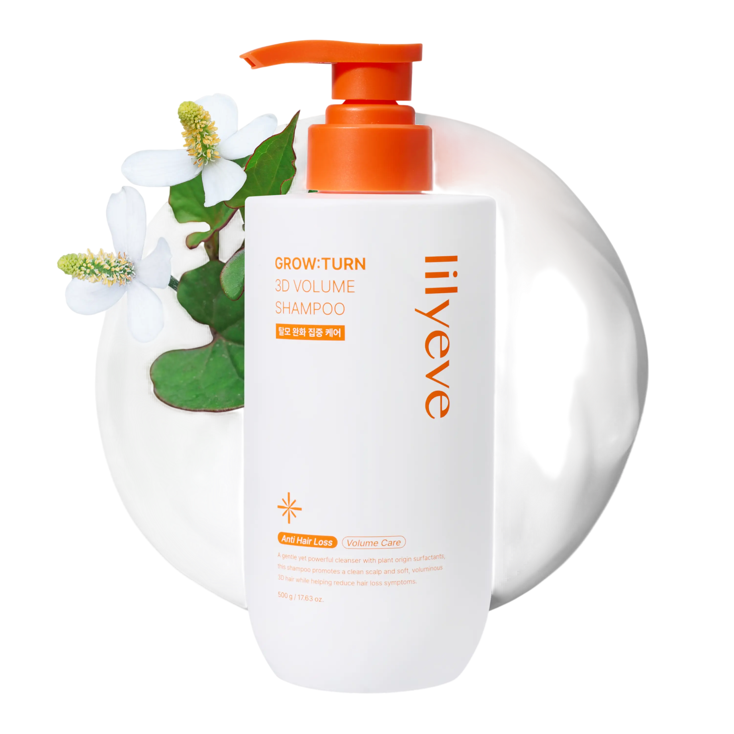 SHAMPOO LILYEVE GROW TURN EXOME 3D VOLUME 500ML