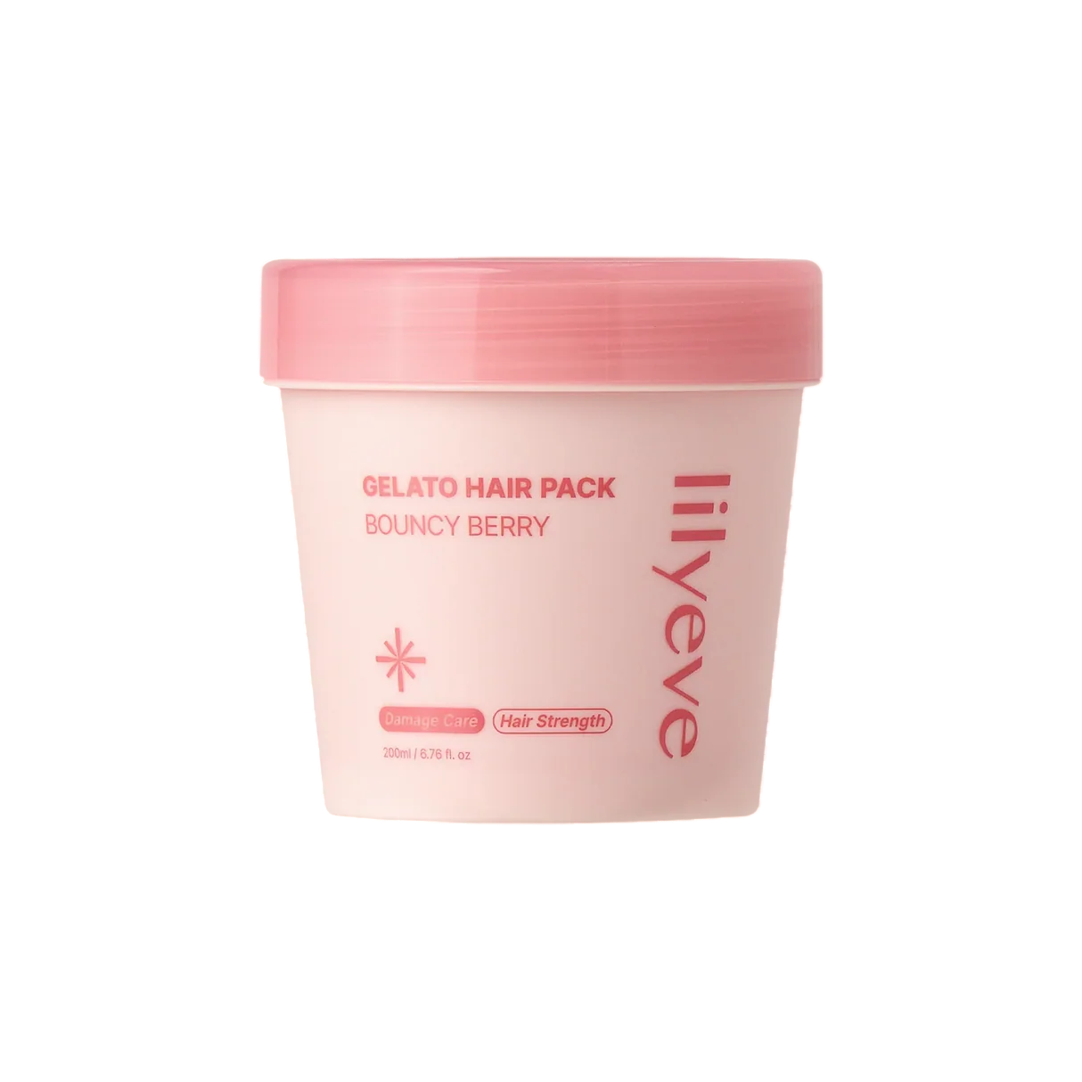MASCARA CAPILAR LILYEVE GELATO  HAIR PACK BOUNCY BERRY 200ML
