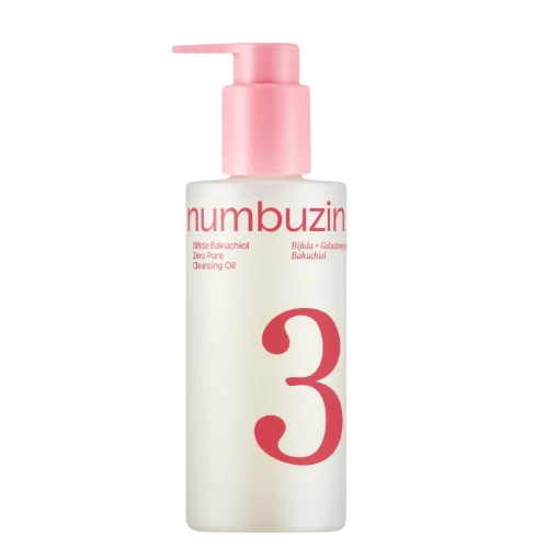 Limpieza Facial Numbuzin N03 Bifida Bakuchiol ZERO PORE OIL 200ML