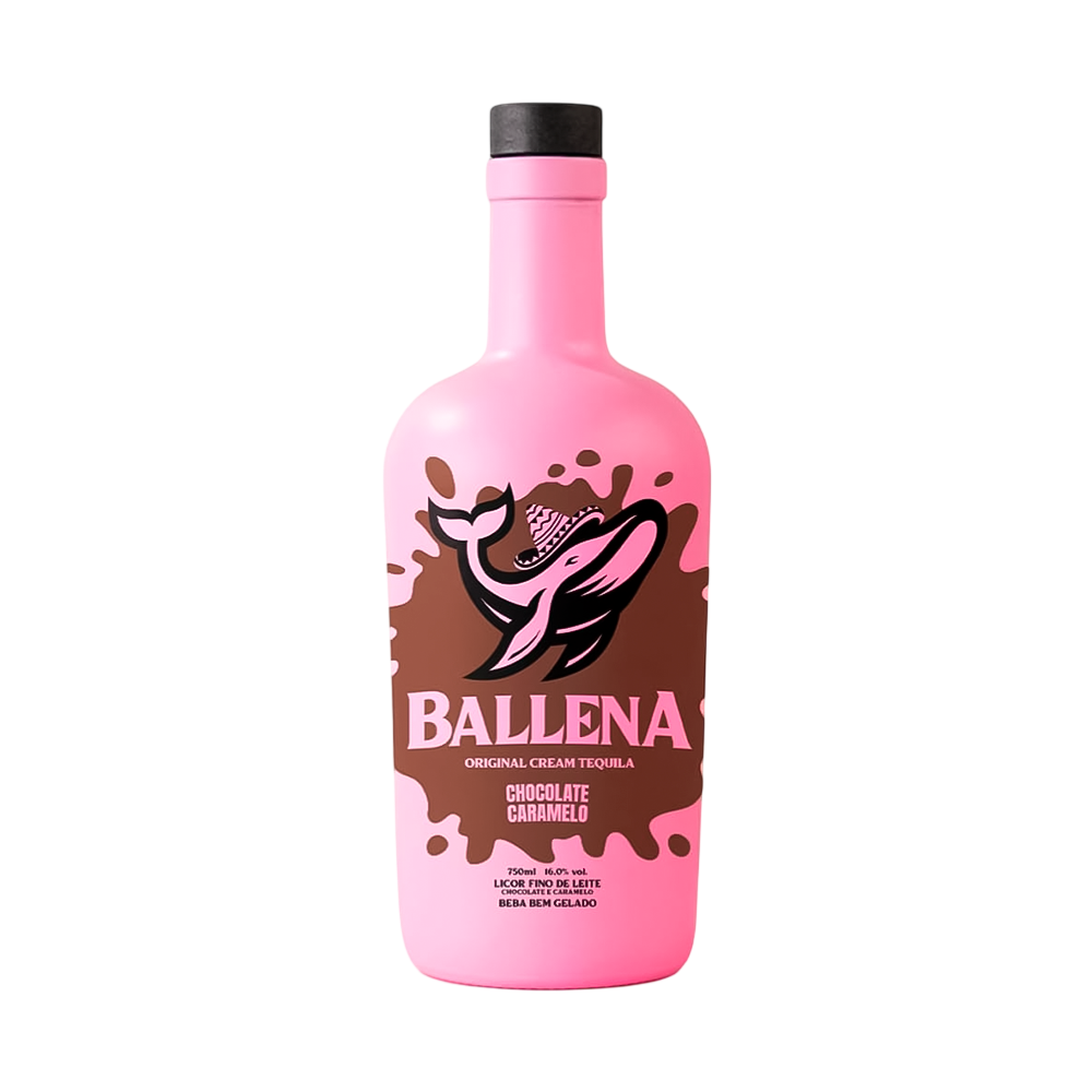 BEB LICOR BALLENA CREME DE CHOCOLATE COM TEQUILA 750ML