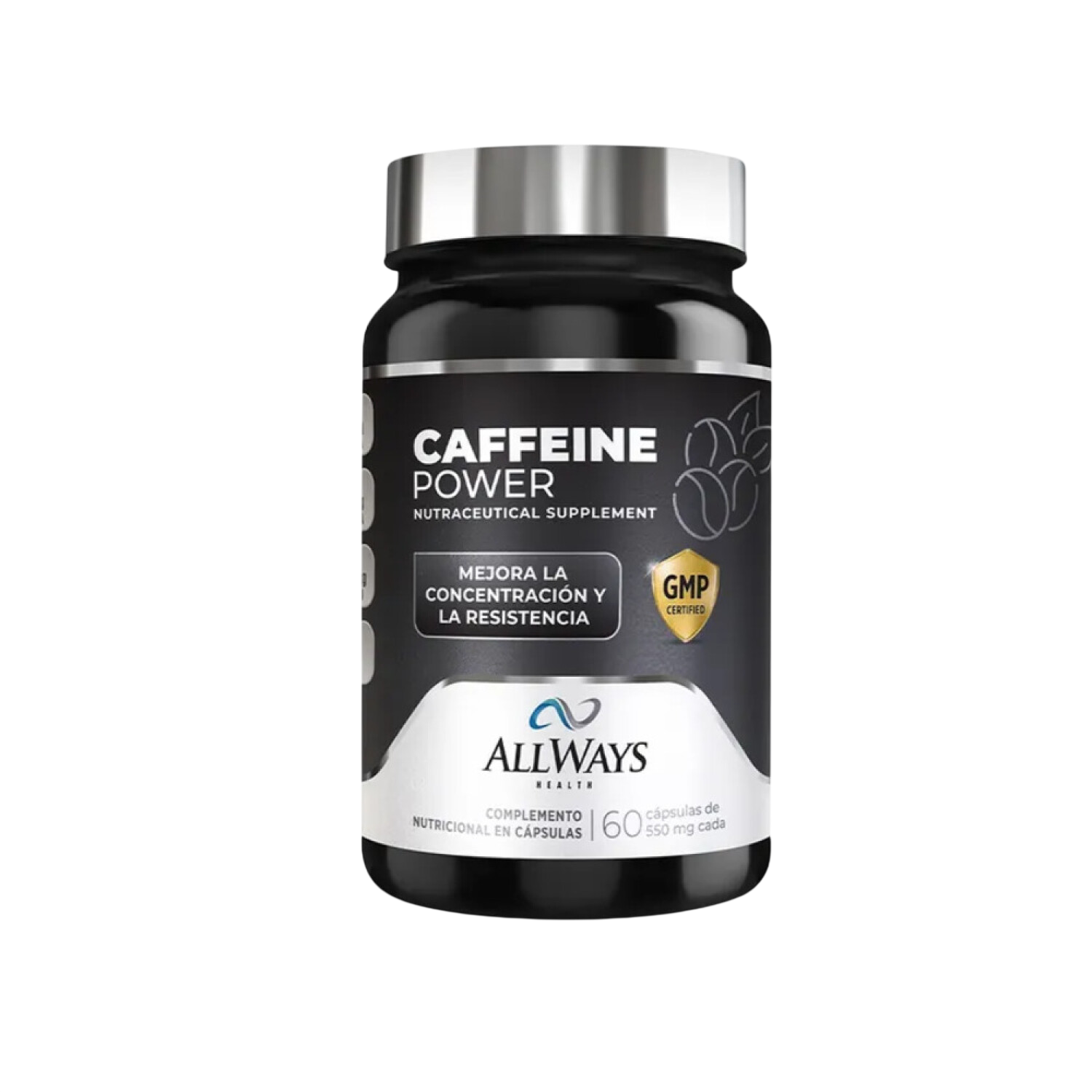 SUPLEMENTO ALLWAYS CAFFEINE 60 COMPRIMIDOS