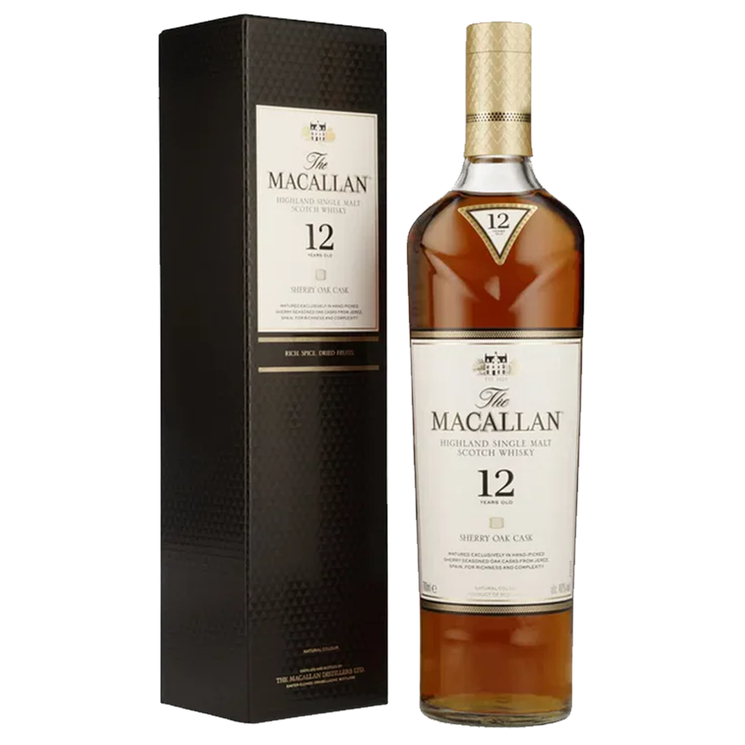 BEB WHISKY THE MACALLAN 12 ANOS SHERRY OAK CPLLECTION 700ML