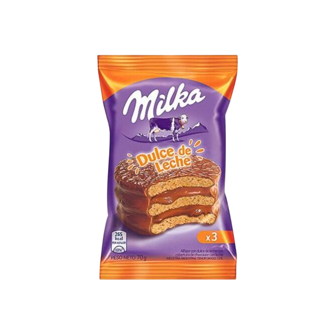 ALFAJOR MILKA SUPER DOCE DE LEITE 70G