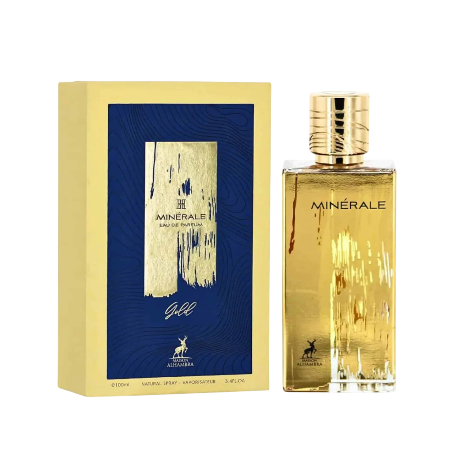 香水(男性用) Maison Alhambra Minerale Gold MAISON ALHAMBRA MINERALE GOLD EDP UNISEX 100ML 340713 | LG Importados